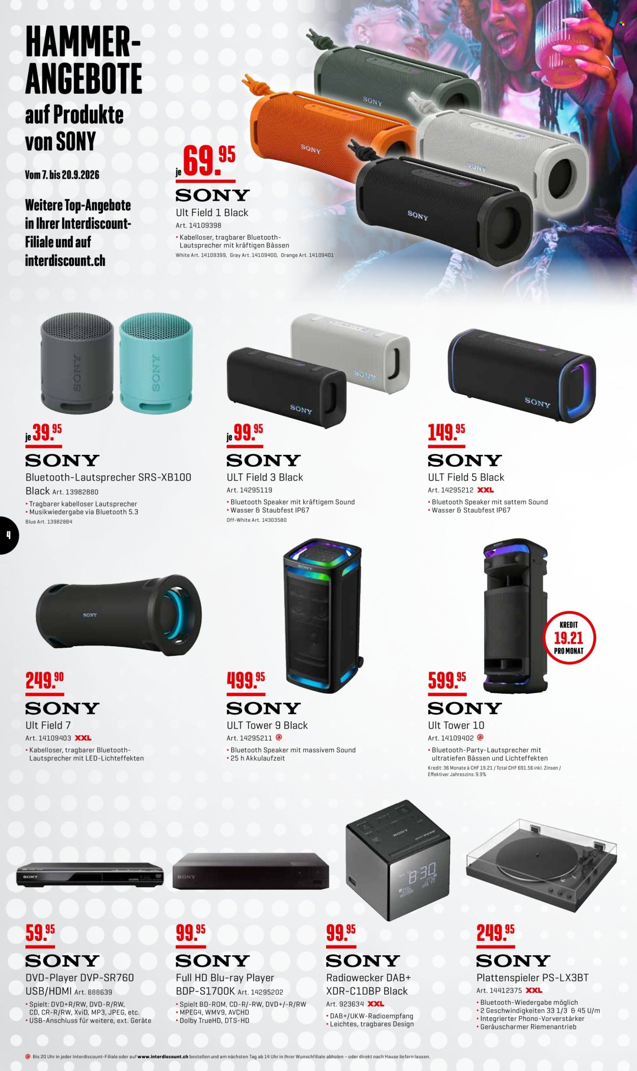Catalogue Interdiscount - 7.9.2026 - 20.9.2026. Page 4. Page 4