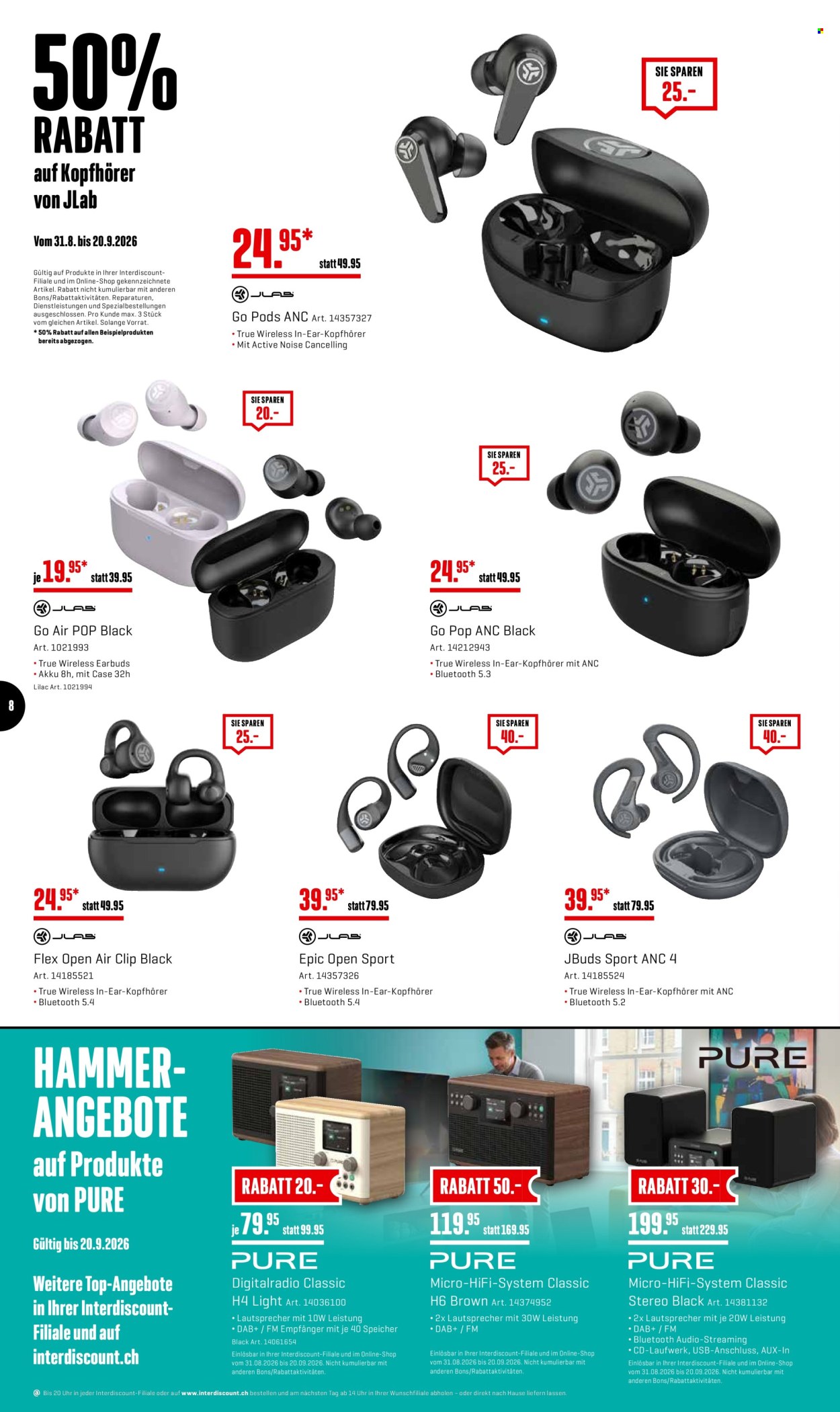 Catalogue Interdiscount - 7.9.2026 - 20.9.2026. Page 8. Page 8
