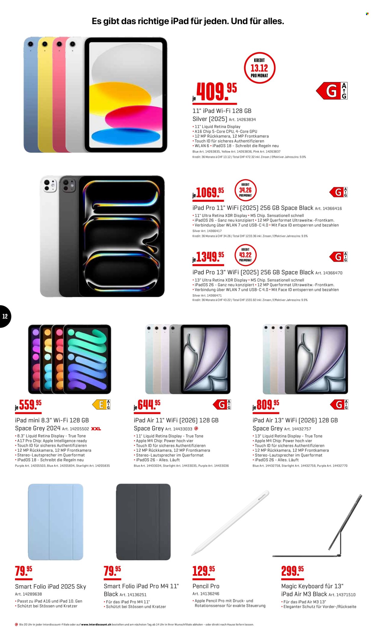 Catalogue Interdiscount - 7.9.2026 - 20.9.2026. Page 12. Page 12