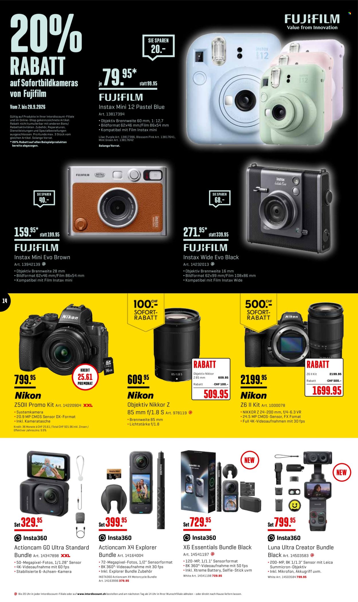 Catalogue Interdiscount - 7.9.2026 - 20.9.2026. Page 14. Page 14