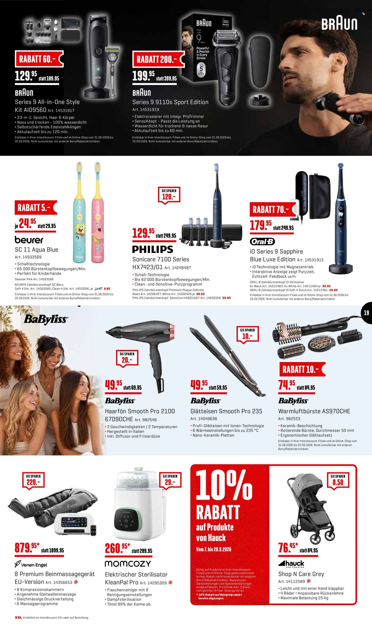 Catalogue Interdiscount - 7.9.2026 - 20.9.2026. Page 19. Page 19