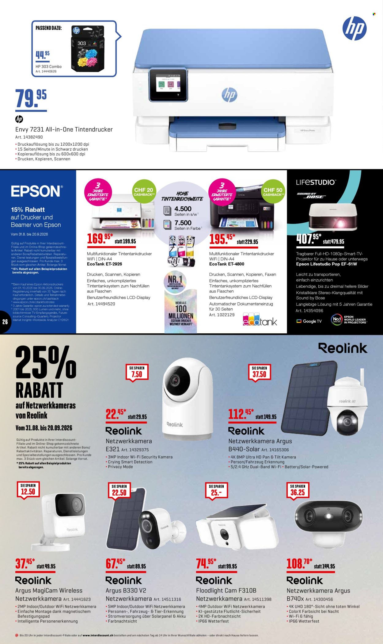 Catalogue Interdiscount - 7.9.2026 - 20.9.2026. Page 26. Page 26