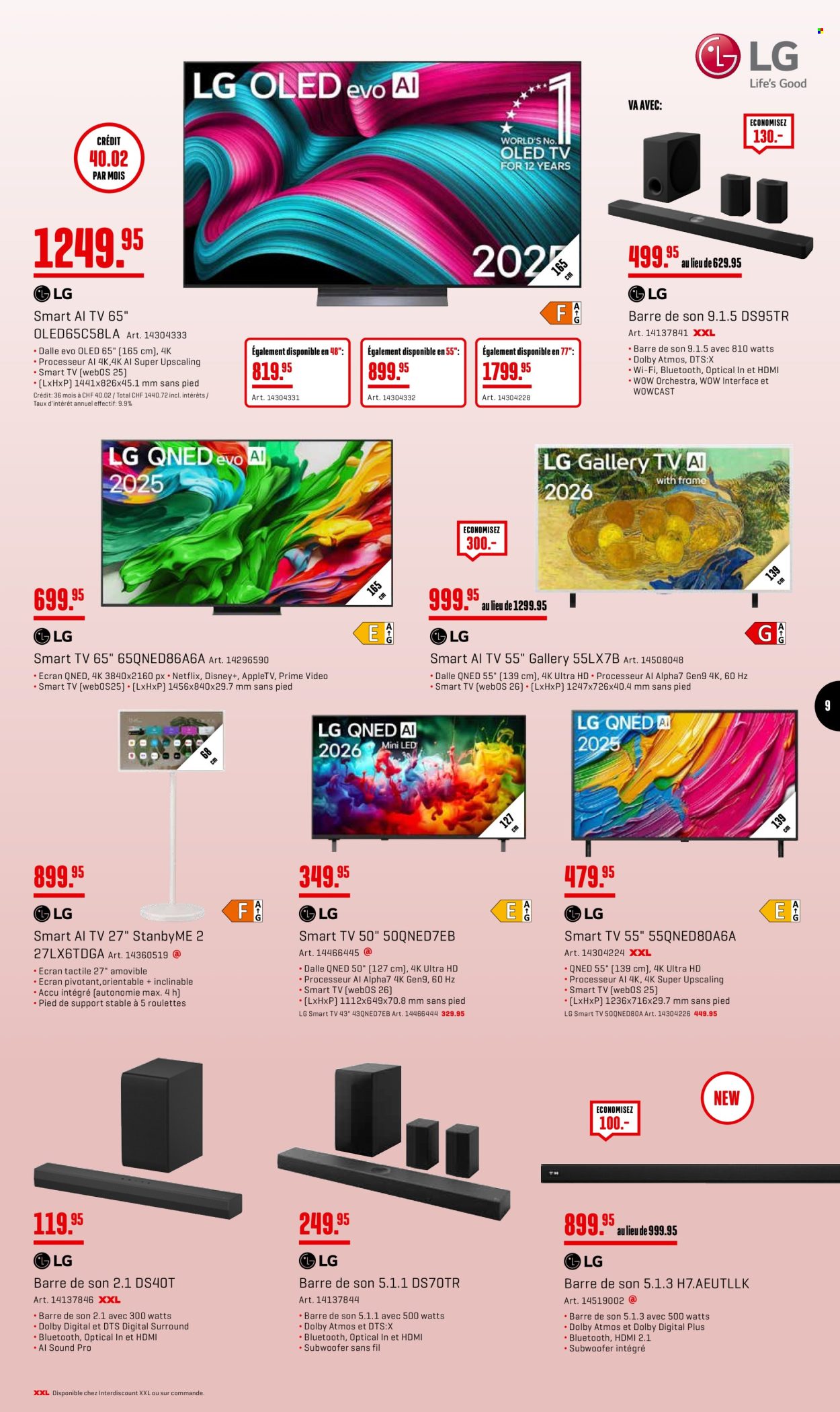 Catalogue Interdiscount - 7.9.2026 - 20.9.2026. Page 9. Page 9