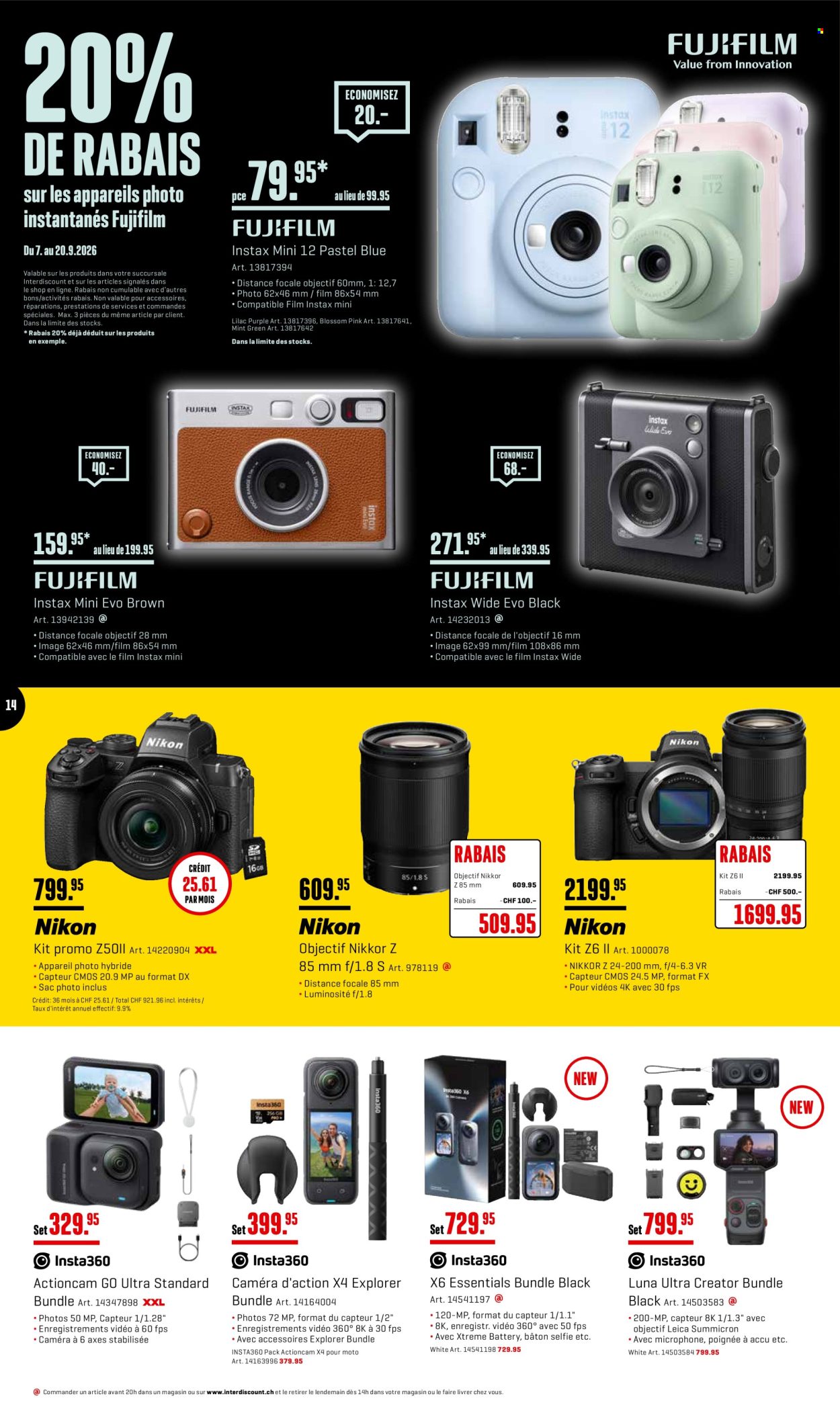 Catalogue Interdiscount - 7.9.2026 - 20.9.2026. Page 14. Page 14