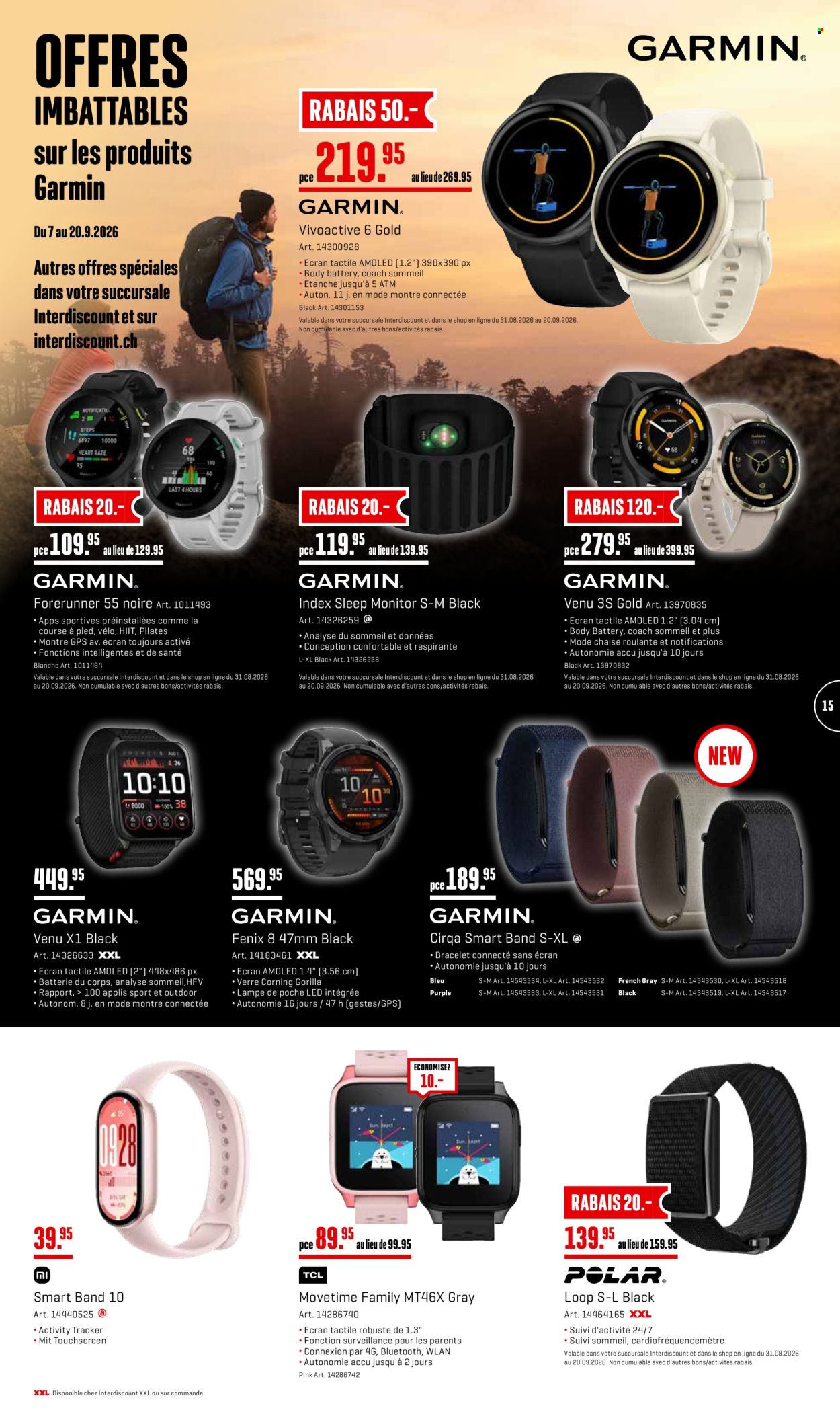 Catalogue Interdiscount - 7.9.2026 - 20.9.2026. Page 15. Page 15