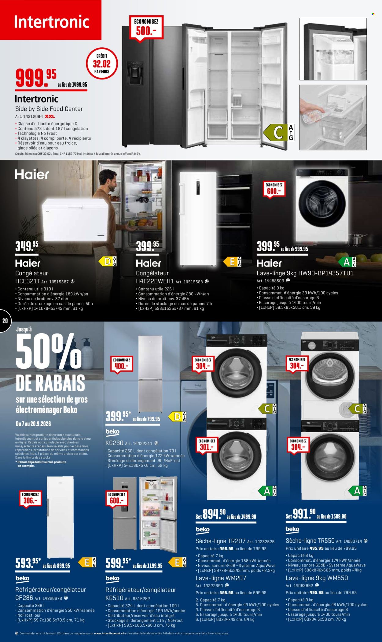 Catalogue Interdiscount - 7.9.2026 - 20.9.2026. Page 20. Page 20