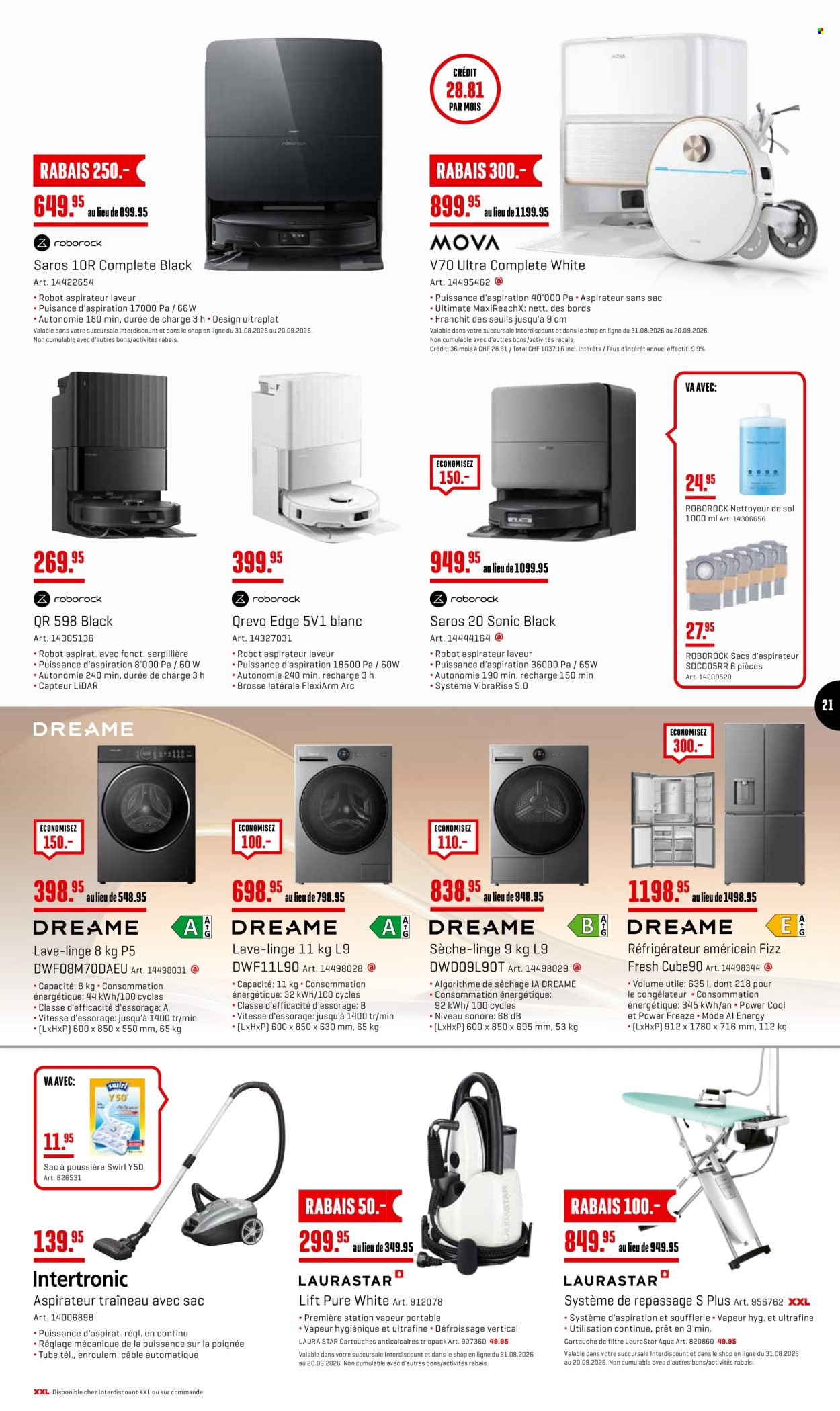 Catalogue Interdiscount - 7.9.2026 - 20.9.2026. Page 21. Page 21