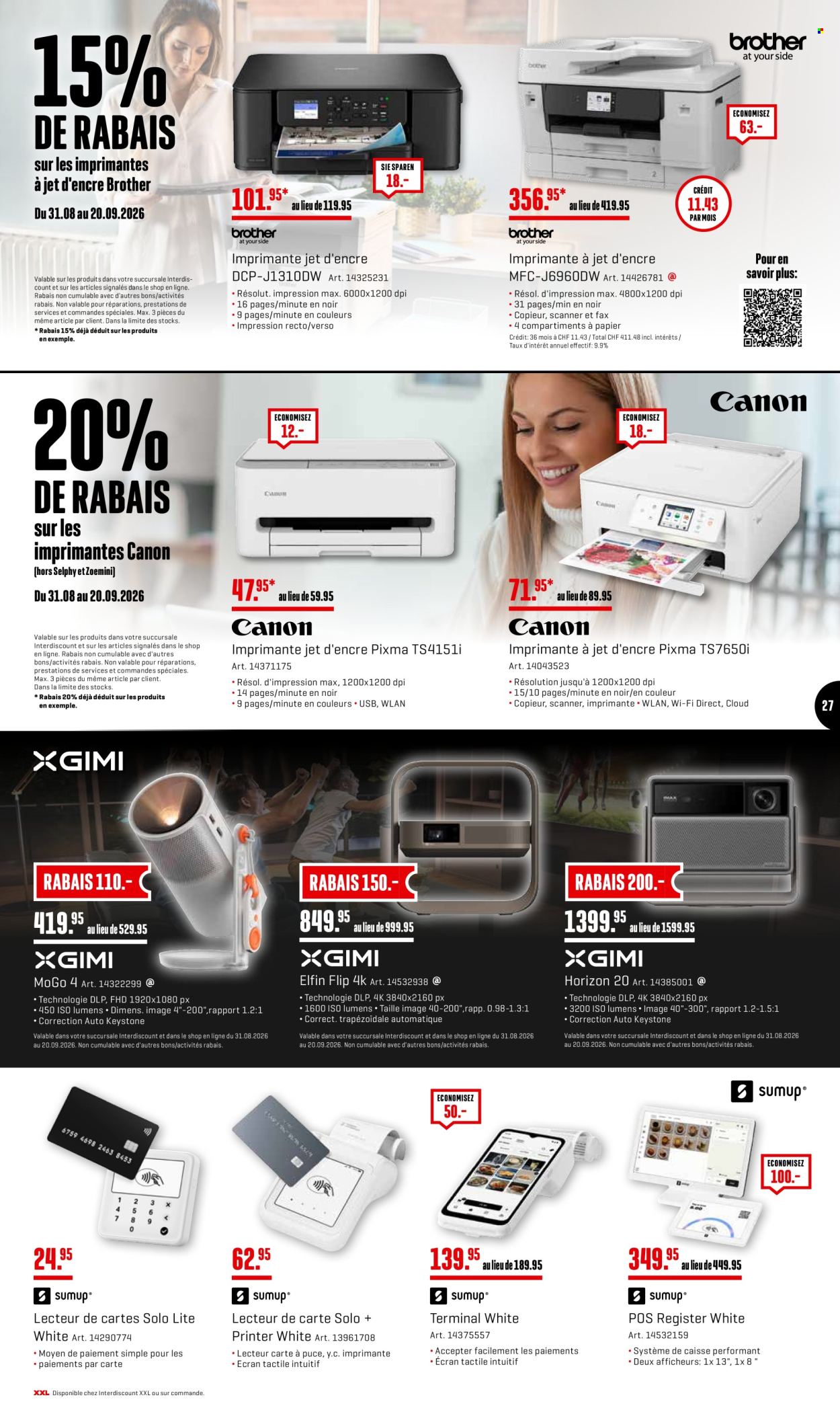 Catalogue Interdiscount - 7.9.2026 - 20.9.2026. Page 27. Page 27