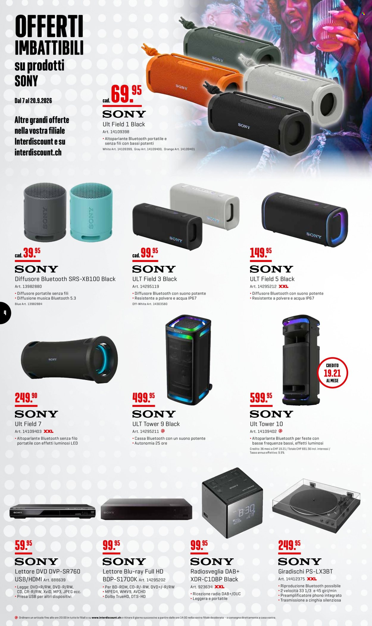 Catalogue Interdiscount - 7.9.2026 - 20.9.2026. Page 4. Page 4