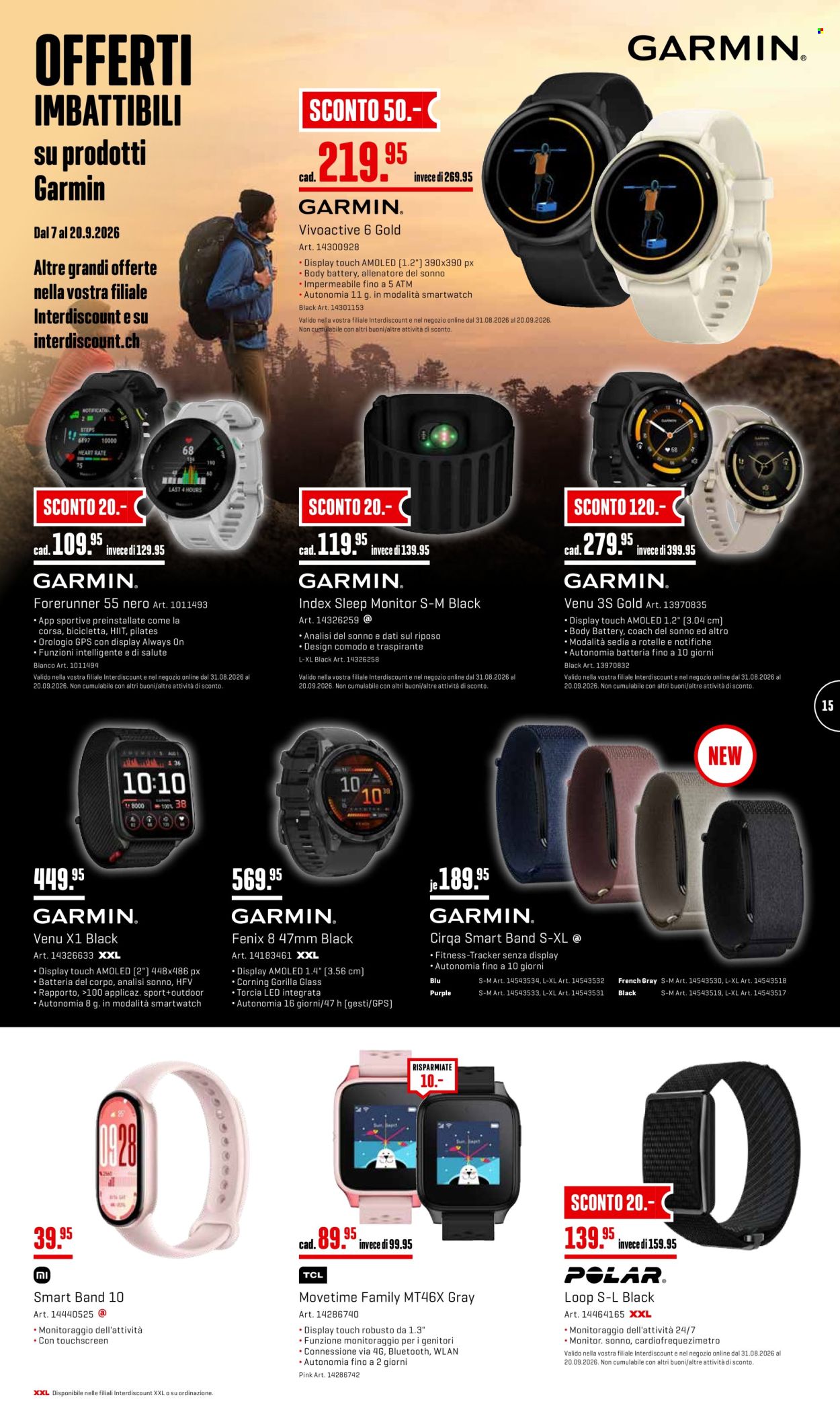 Catalogue Interdiscount - 7.9.2026 - 20.9.2026. Page 15. Page 15