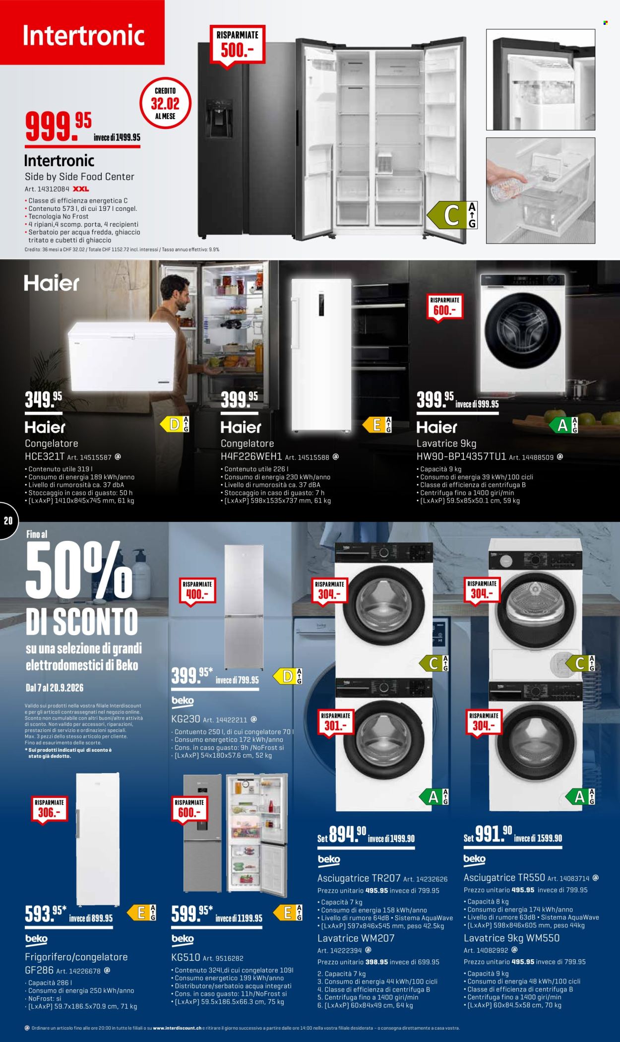 Catalogue Interdiscount - 7.9.2026 - 20.9.2026. Page 20. Page 20