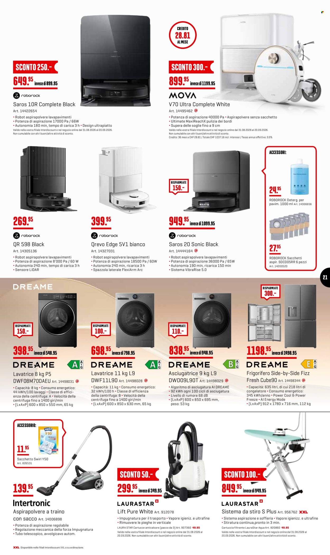 Catalogue Interdiscount - 7.9.2026 - 20.9.2026. Page 21. Page 21