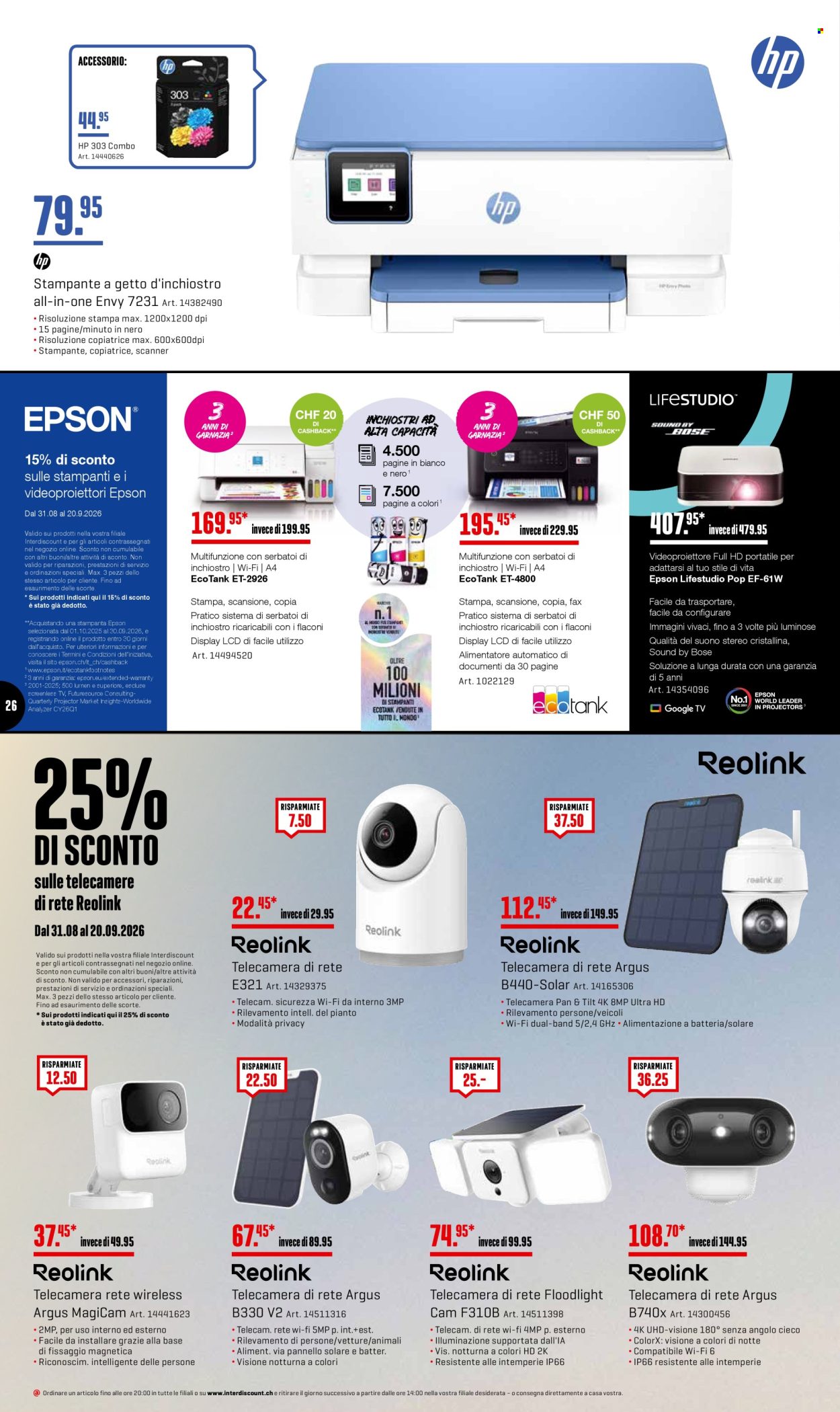 Catalogue Interdiscount - 7.9.2026 - 20.9.2026. Page 26. Page 26