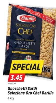 Gnocchetti Sardi Selezione Oro Chef Barilla
