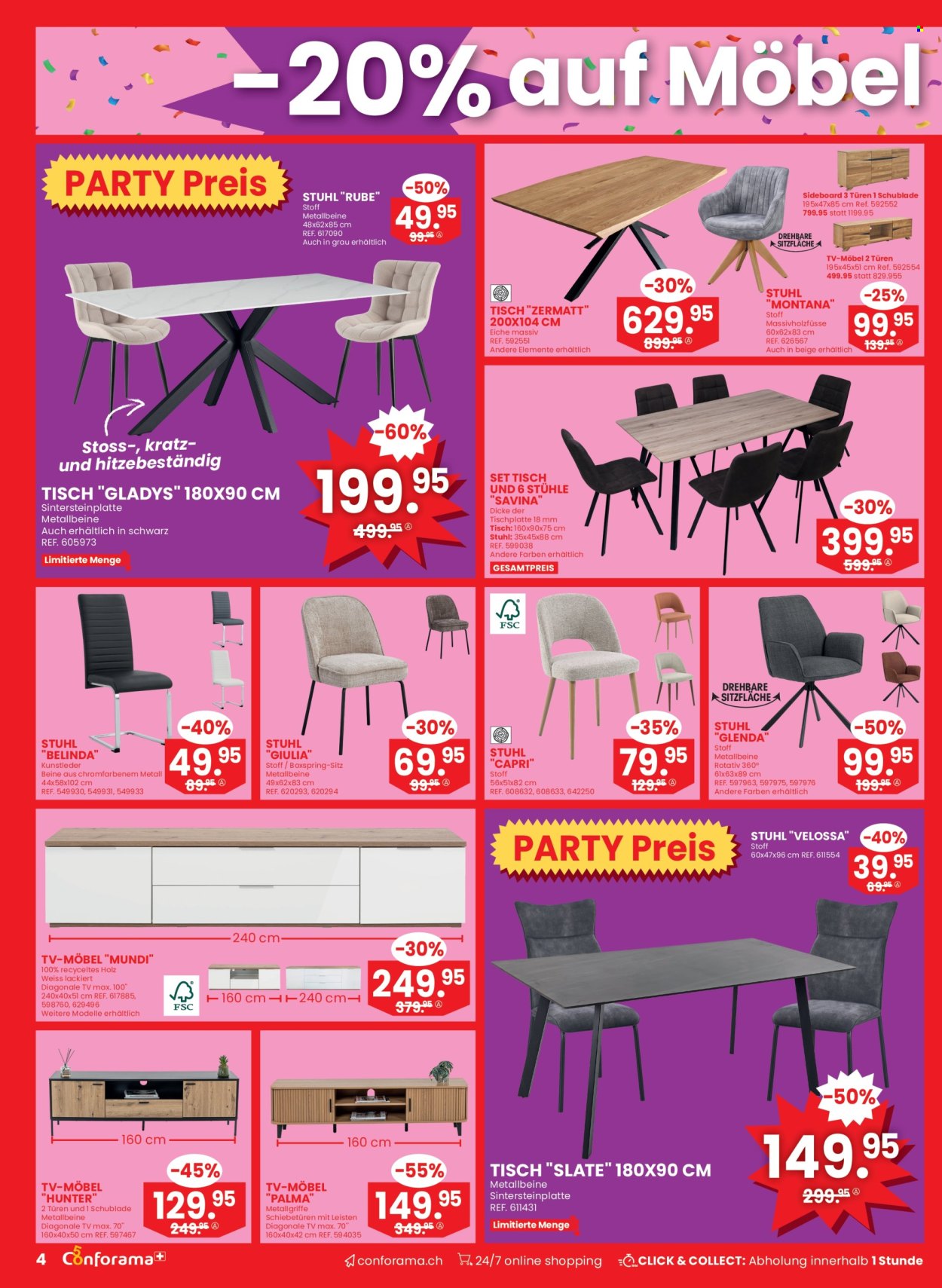 Catalogue Conforama - 9.9.2026 - 22.9.2026. Page 4. Page 4