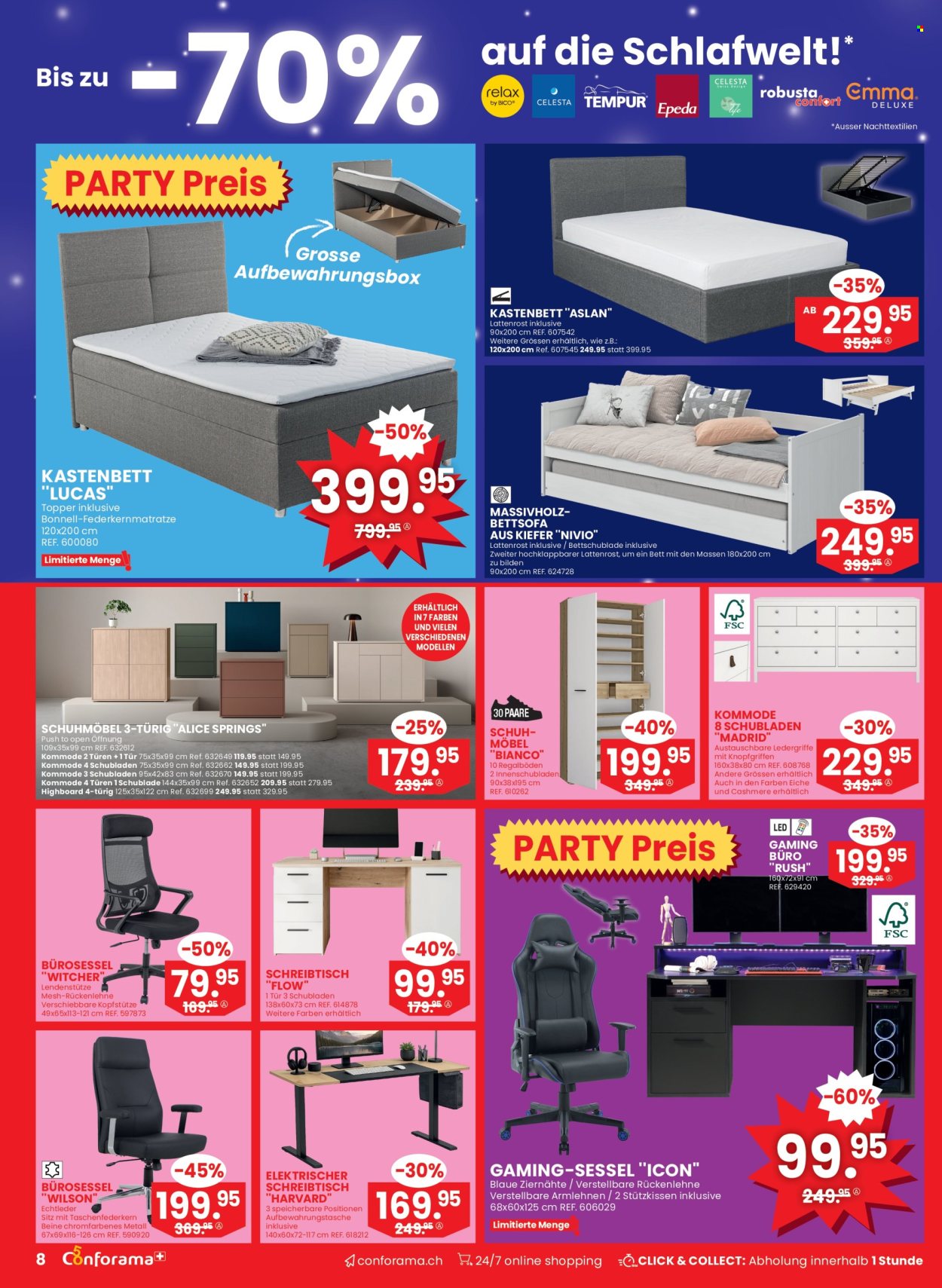 Catalogue Conforama - 9.9.2026 - 22.9.2026. Page 8. Page 8