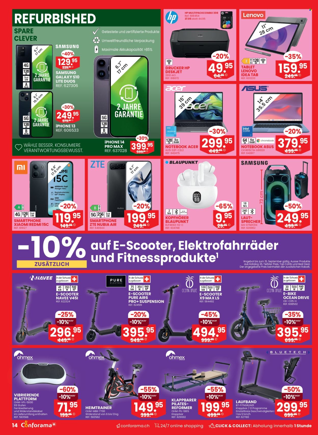 Catalogue Conforama - 9.9.2026 - 22.9.2026. Page 14. Page 14