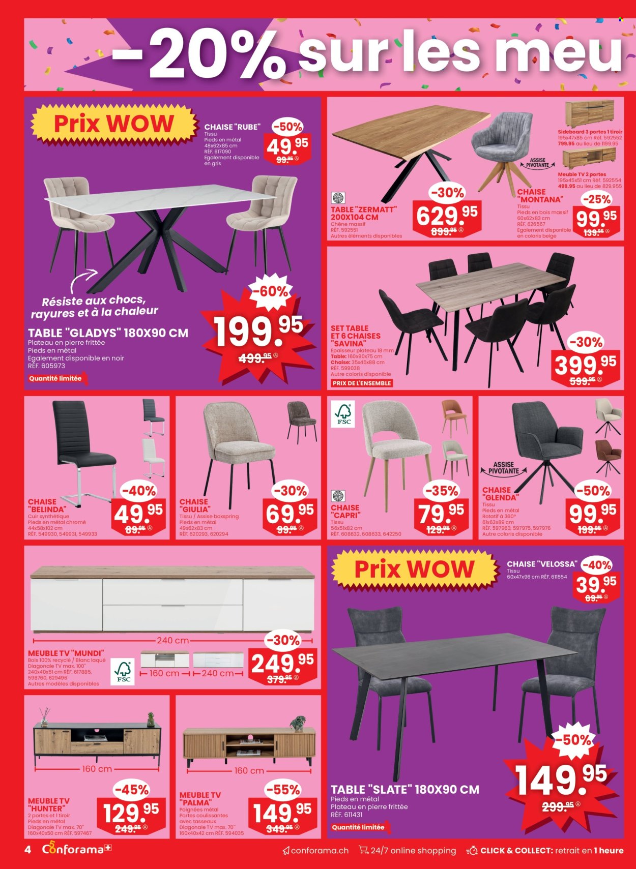 Catalogue Conforama - 9.9.2026 - 22.9.2026. Page 4. Page 4