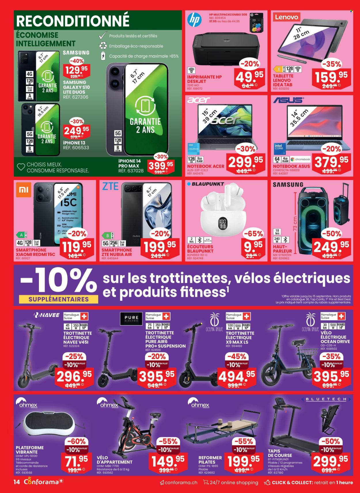 Catalogue Conforama - 9.9.2026 - 22.9.2026. Page 14. Page 14