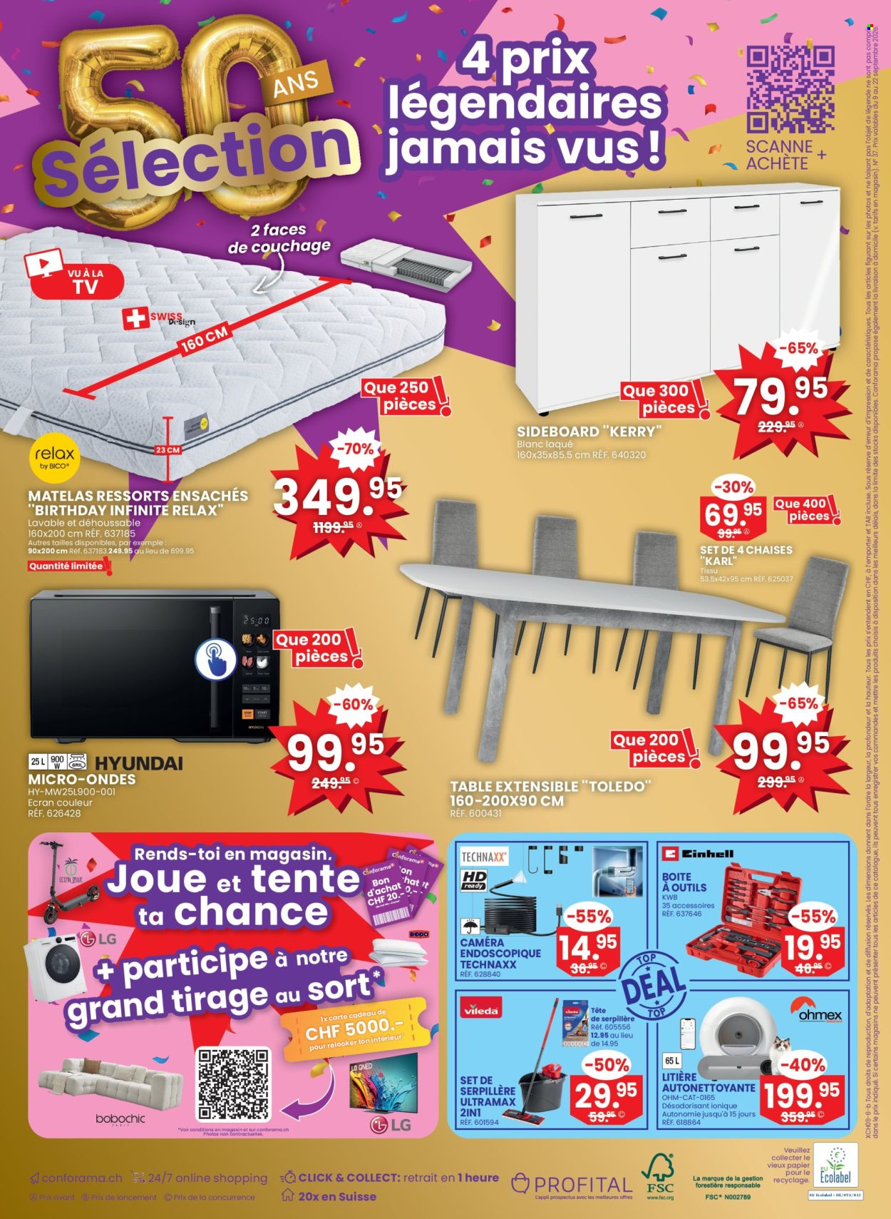 Catalogue Conforama - 9.9.2026 - 22.9.2026. Page 16. Page 16
