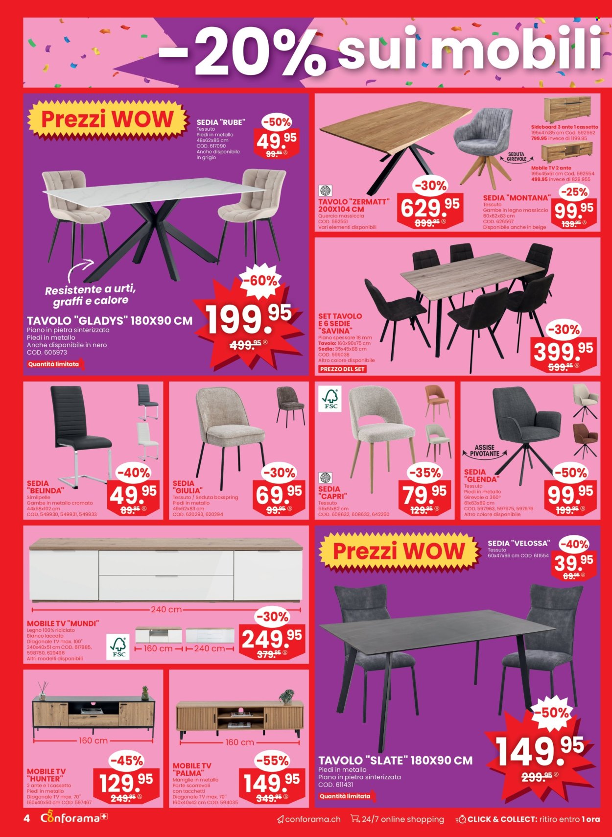 Catalogue Conforama - 9.9.2026 - 22.9.2026. Page 4. Page 4