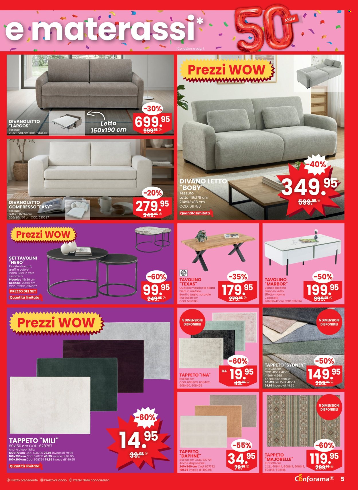 Catalogue Conforama - 9.9.2026 - 22.9.2026. Page 5. Page 5