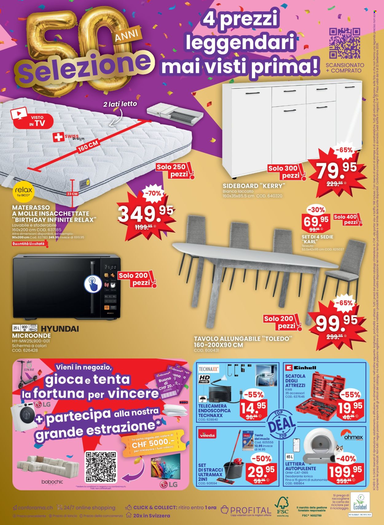 Catalogue Conforama - 9.9.2026 - 22.9.2026. Page 16. Page 16