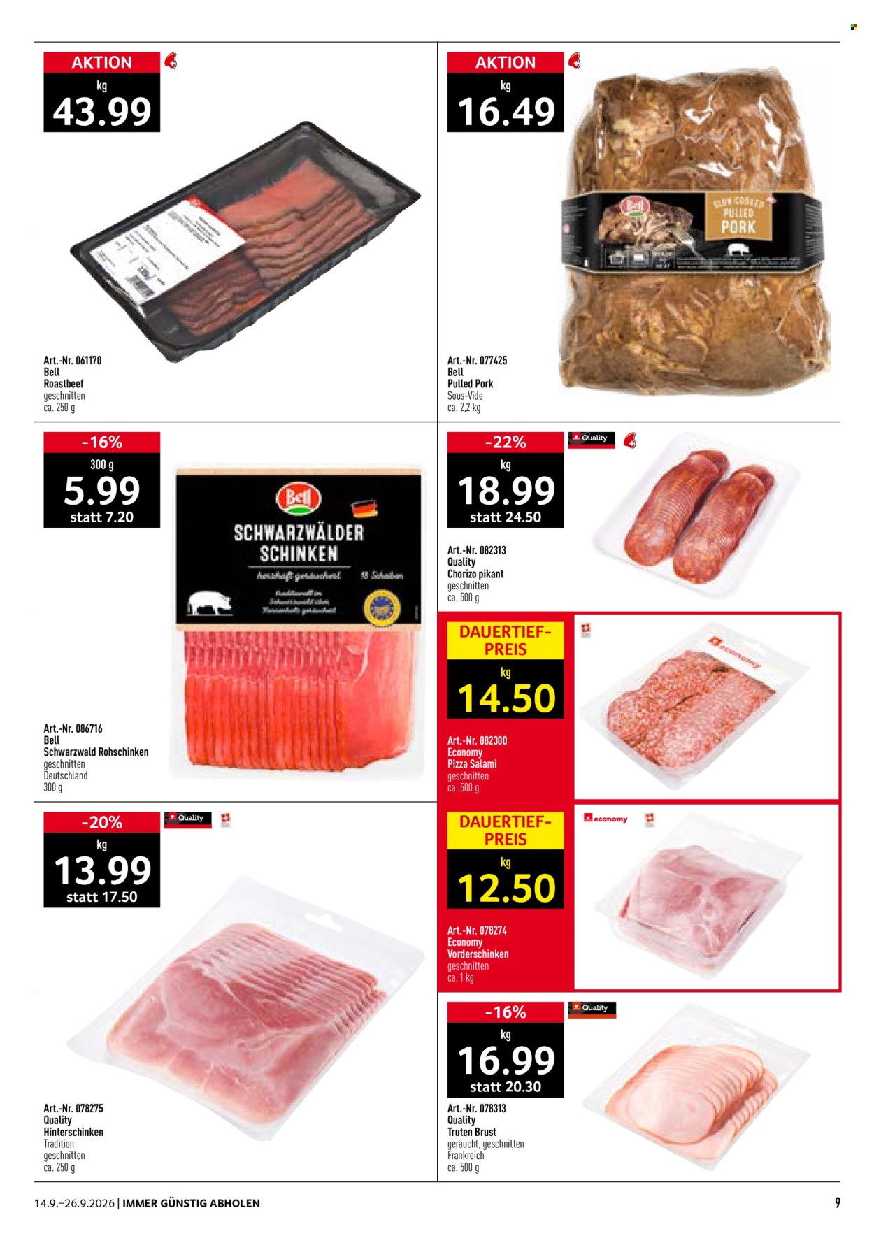 Catalogue Prodega - 14.9.2026 - 26.9.2026. Page 9. Page 9