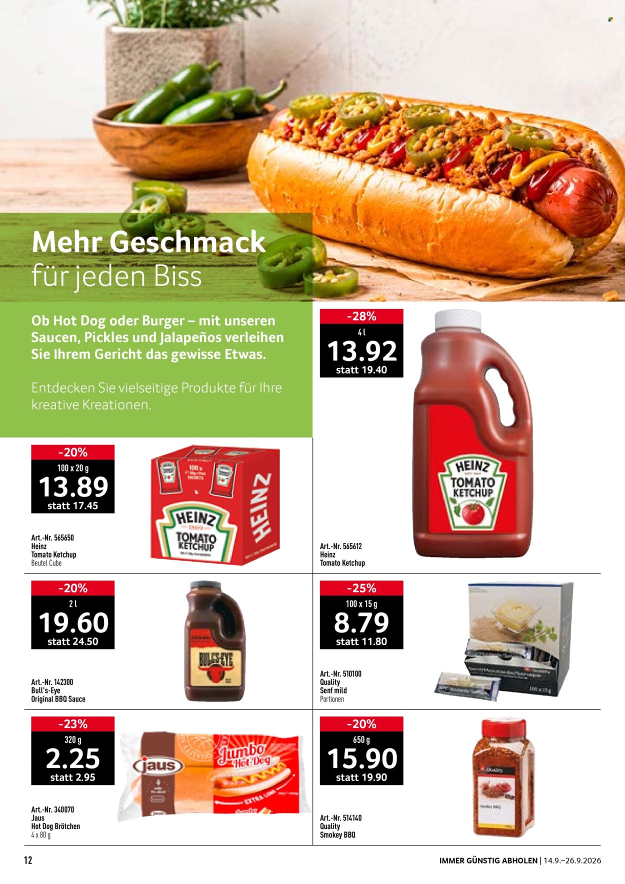 Catalogue Prodega - 14.9.2026 - 26.9.2026. Page 12. Page 12