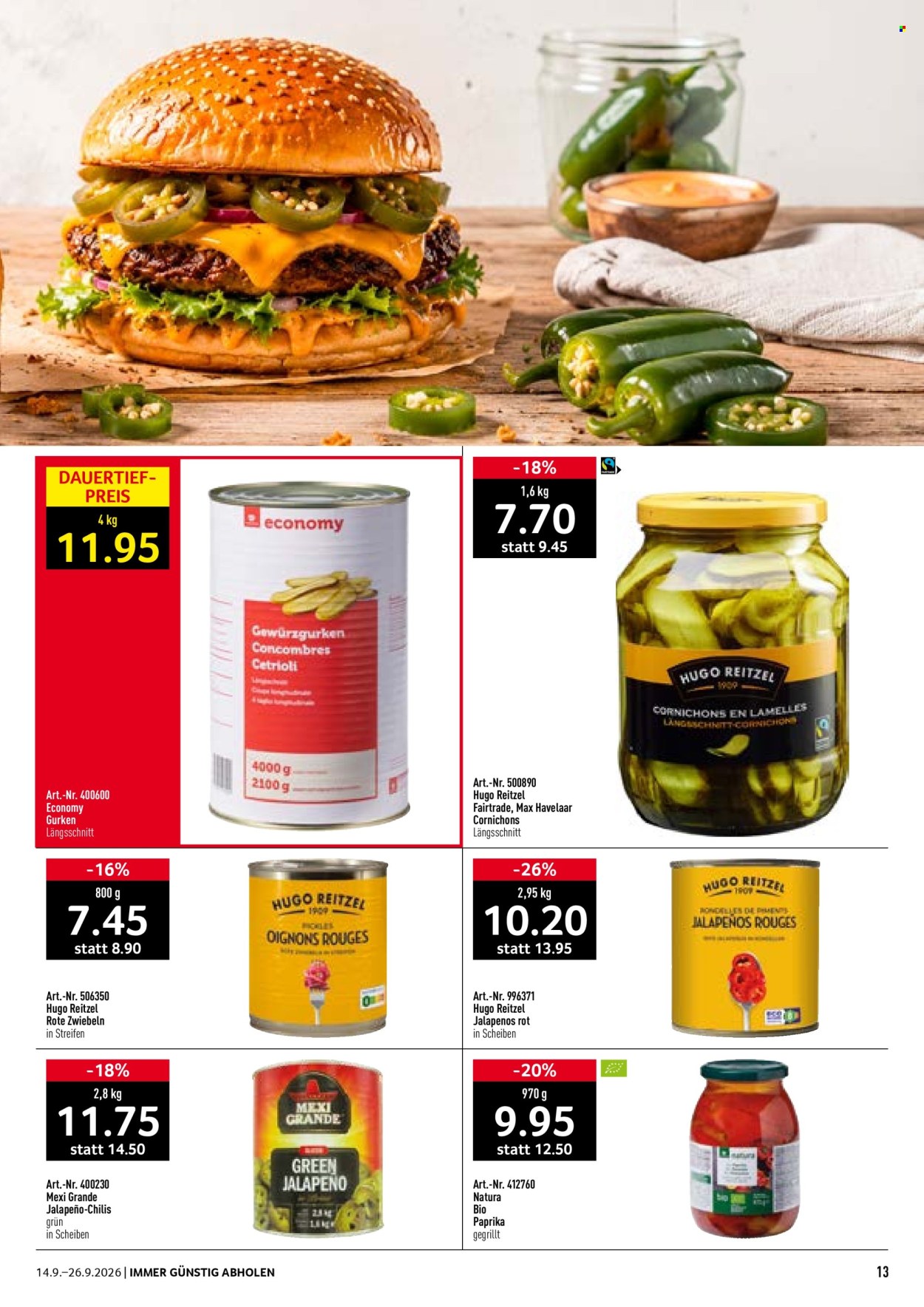 Catalogue Prodega - 14.9.2026 - 26.9.2026. Page 13. Page 13