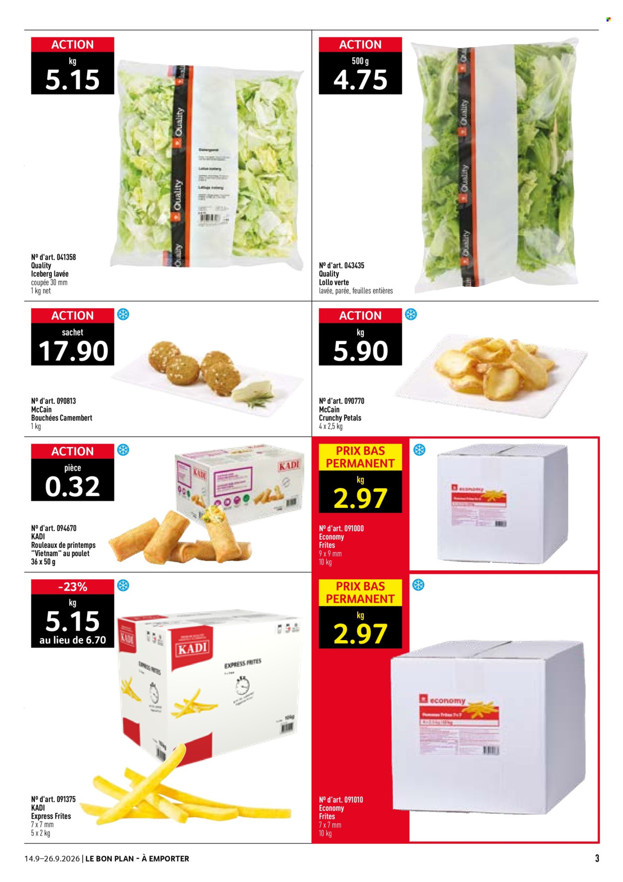 Catalogue Prodega - 14.9.2026 - 26.9.2026. Page 3. Page 3