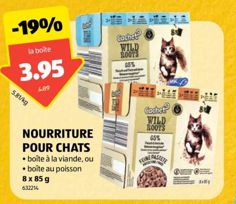 NOURRITURE POUR CHATS
