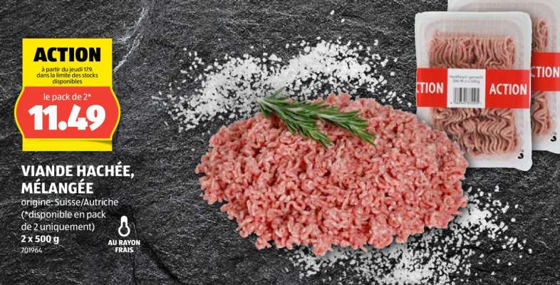 Viande Hachée Mélangée