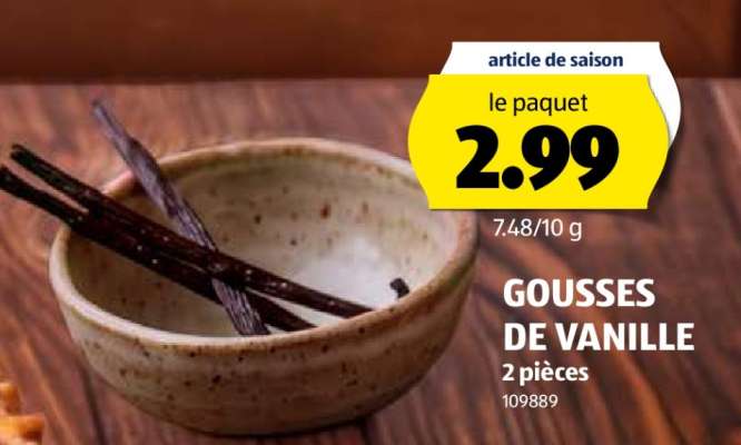 GOUSSES DE VANILLE