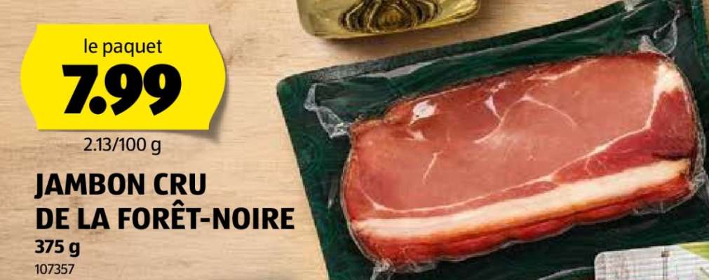 JAMBON CRU DE LA FORÊT-NOIRE