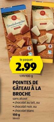 POINTES DE GÂTEAU À LA BROCHE