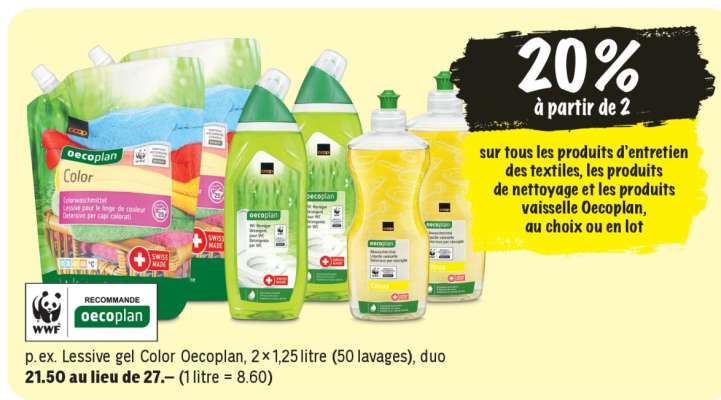 Lessive gel Color Oecoplan