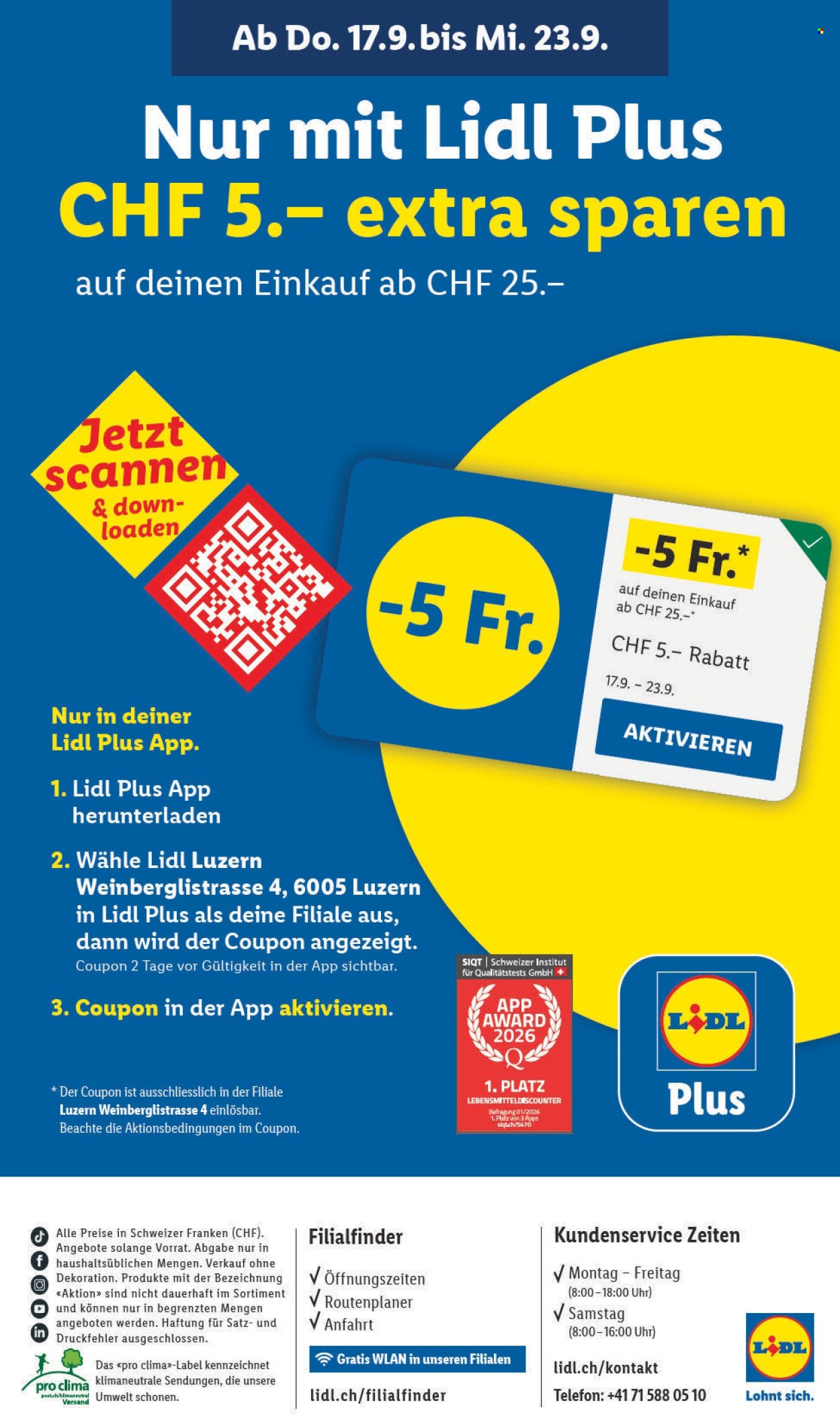 Catalogue Lidl - 17.9.2026 - 23.9.2026. Page 4. Page 4