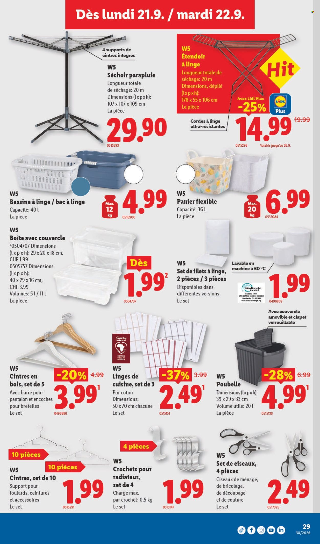 Catalogue Lidl - 17.9.2026 - 23.9.2026. Page 29. Page 29