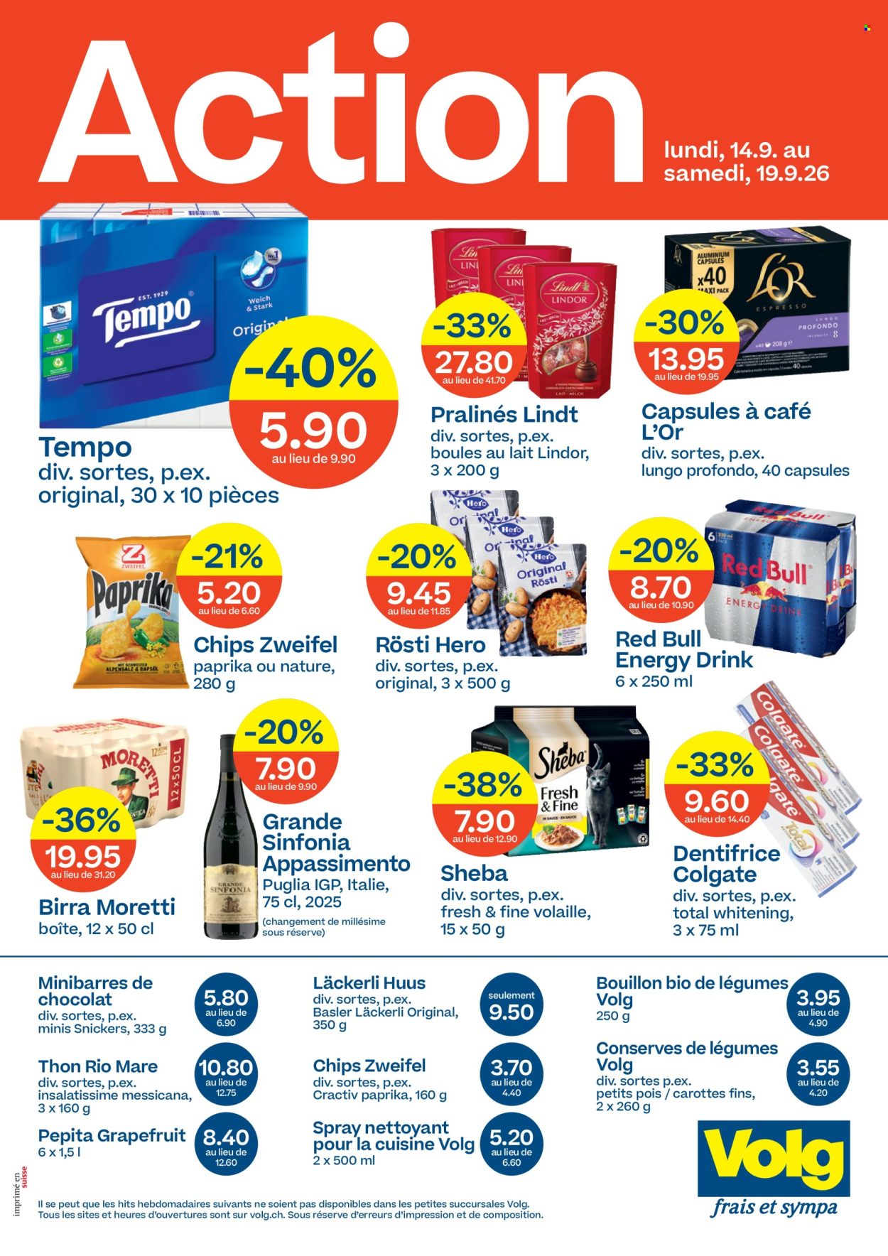 Catalogue Volg - 14.9.2026 - 19.9.2026. Page 1. Page 1