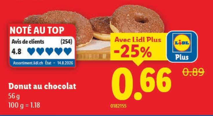 Donut au chocolat