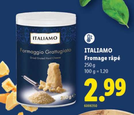 ITALIAMO Fromage râpé