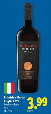 Primitivo Merlot Puglia 2025