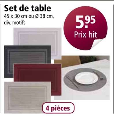 Set de table