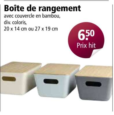 BOÎTE DE RANGEMENT