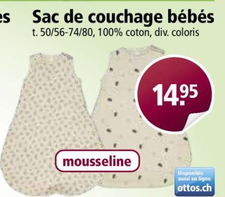 Sac de couchage bébés