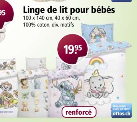 Linge de lit pour bébés