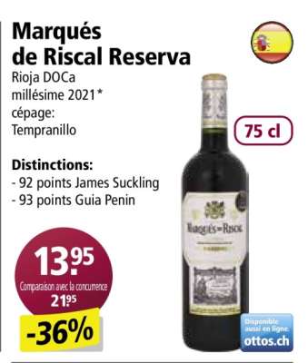 Marqués de Riscal Reserva