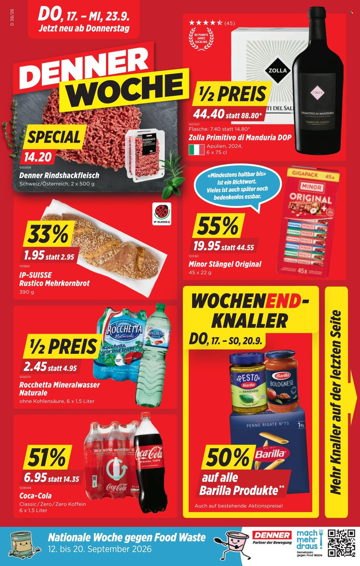 Catalogue Denner - 17.9.2026 - 23.9.2026. Page 1. Page 1
