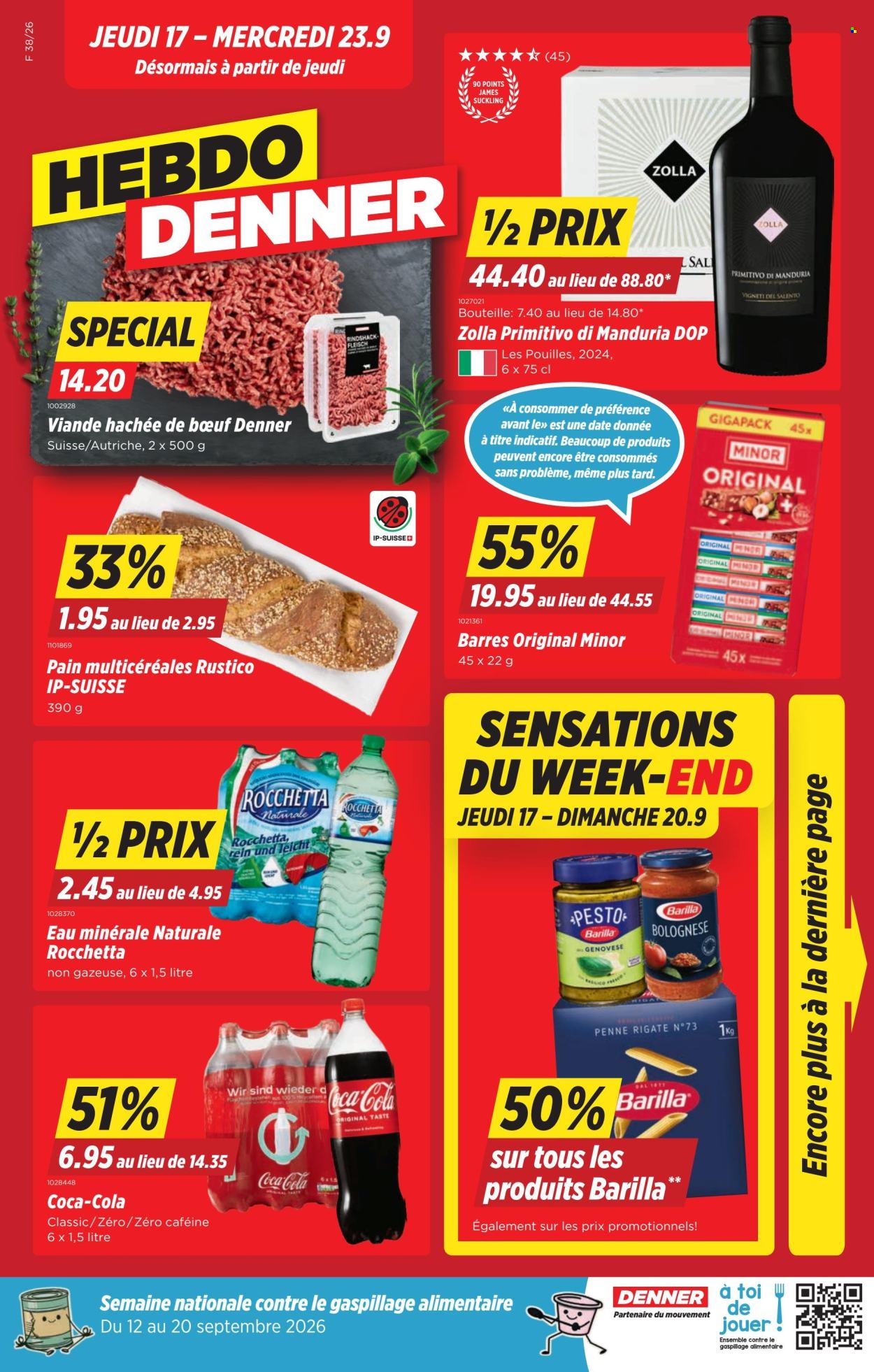 Catalogue Denner - 17.9.2026 - 23.9.2026. Page 1. Page 1